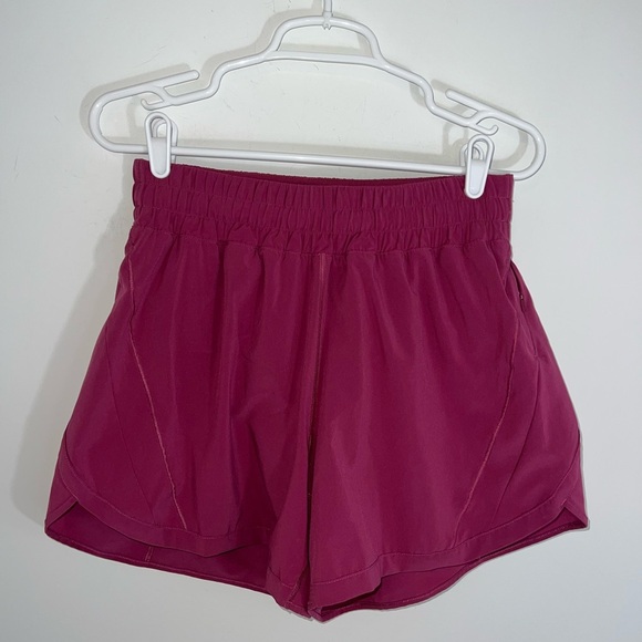 LULULEMON Women's Mauve plum Shorts size 10 - Picture 2 of 12